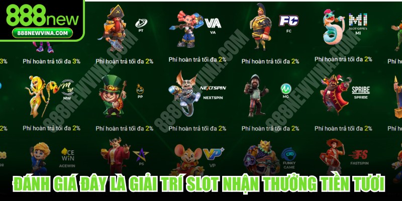 Đánh giá đây là giải trí slot nhận thưởng tiền tươi hấp dẫn