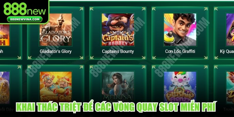 Khai thác triệt để các vòng quay slot miễn phí để thắng lớn