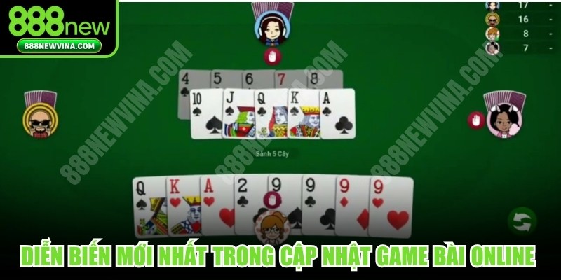 Diễn biến mới nhất trong cập nhật game bài online hiện nay